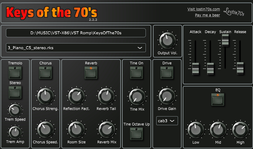 Keys Of The 70s